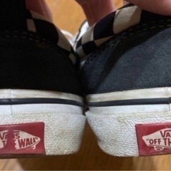 VANS スニーカー　チェッカー　チェッカーフラッグ　22cmの画像