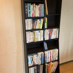 本棚　ロング書棚　75×17-30×180cm　