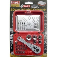 TRAD 20pcsソケットビットセット LT20 ツールボックスの画像