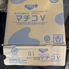 東リ トウリ マチコV MV81 Pタイル コンポジションタイル 薄グレーの画像