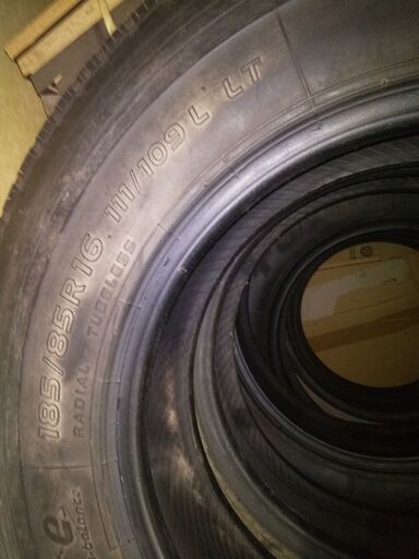 バリ山センター8㎜　TOYO DELVEX M134 185/85R16　111/109L LT 　6本　ダイナ　トラックタイヤ　14