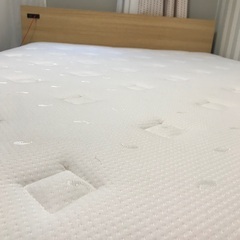 お得に　美品　ダブル　ポケットコイルマットレスのみの画像