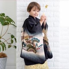 【七五三、5歳男の子、袴フルセット】フリーサイズの画像