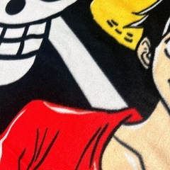 ONE PIECE ルフィ　大判ブランケット　毛布の画像