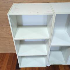 カラーボックス⑤　白　2個セット