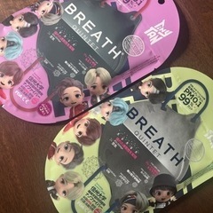 BTS 防弾少年団 TinyTAN×BREATH コラボマスク 2枚入り×2袋の画像