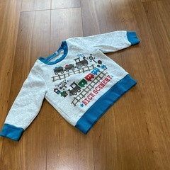 FILA トレーナー 汽車 裏起毛 90㎝ ブラックの画像