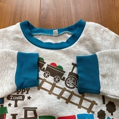 FILA トレーナー 汽車 裏起毛 90㎝ ブラックの画像
