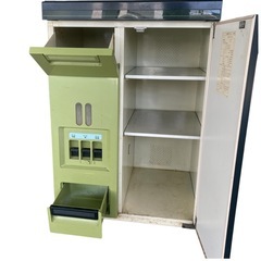 米びつ付きキッチン家電ラックの画像