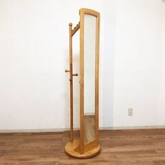 ミラー付き回転ハンガーM-2290ハニーブラウンICB-TP-2...