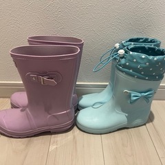 長靴　2足　23センチ　女の子の画像