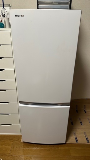 I484 🌈 ジモティー限定価格！ TOSHIBA 冷蔵庫 (153L) ⭐ 動作確認済
