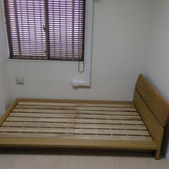 　【引っ越し準備中】木製ベッドフレーム　　の画像