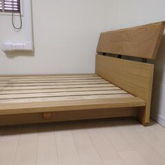 　【引っ越し準備中】木製ベッドフレーム　　の画像