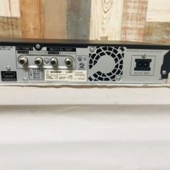即日受渡❣️シャープブルーレイ＆HDD 1TBレコーダー2番組同時録画可10500円の画像