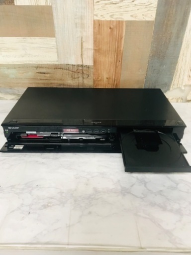 即日受渡❣️シャープブルーレイ＆HDD 1TBレコーダー2番組同時録画可10500円