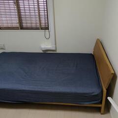 　【引っ越し準備中】木製ベッドフレーム　　の画像