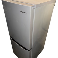 Hisense　冷蔵庫 130L HR-D1302 ホワイト ファン式 霜取りファン 単身用 一人暮らし用の画像