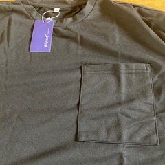 新品メンズ　ロンT 胸ポケット付　Lサイズの画像