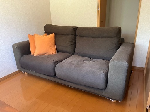 無印良品　2.5シーター　ハイバックソファ
