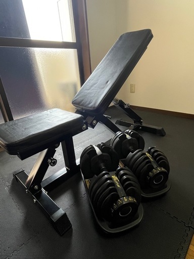 可変式ダンベル+インクラインベンチセット