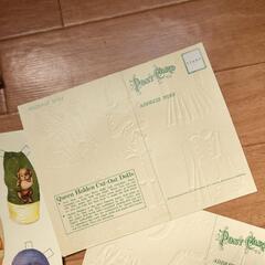 【値下げしました！！】個人輸入品　Queen Holden　雑貨　ポストカード　きせかえ人形　5枚組の画像