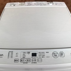 ☆洗濯機　AQUA  keyword  AQW-GP7E6(KW)  7.0kg  2018年製の画像
