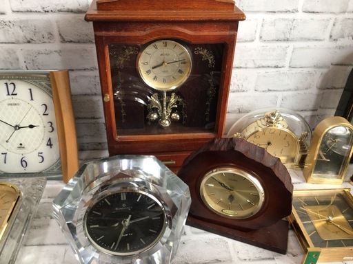 ※015 大量！25点セット‼︎ 置き時計/掛け時計 SEIKO/CITIZEN/CASIO 等 現状品/ジャンク有り