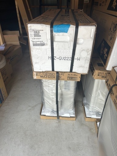 【標準取付込】三菱　エアコン　MSZ-GV2224-W 新品未使用
