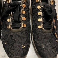 23.5cmRANDAスニーカーチヒャンローファーの画像