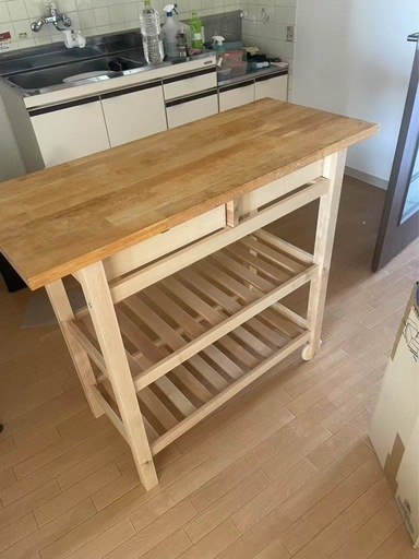 IKEA フォルホイア 木製棚