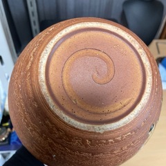 信楽焼　花瓶の画像