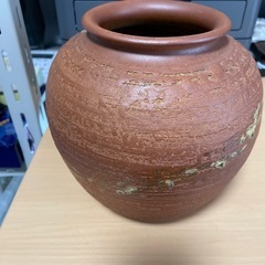 信楽焼　花瓶の画像