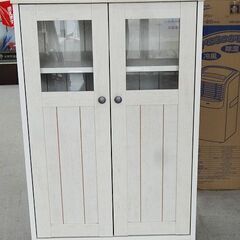 【恵庭】☆中古品☆ニトリ キャビネット リズバレー カントリー家...
