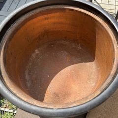 昭和レトロビンテージ火鉢の画像