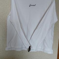 白//ロングTシャツ//LL