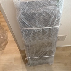 【決定済み】川口工器 レンジ上ラック ステンレス棚 棚1段 幅ワイド＆キッチンマット の画像