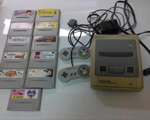 スーパーファミコン本体\u0026ソフト11本