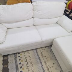 k MADEIN ITARY 3人掛けソファー ホワイト オット...
