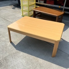 家具調コタツ こたつ コードなし ナチュラル 木目柄 センターテーブル