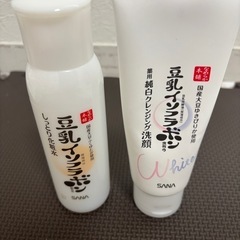 豆乳イソフラボン化粧水と洗顔
