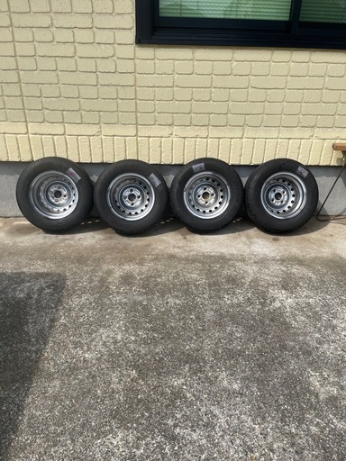 軽バンタイヤ＋ホイール×4本