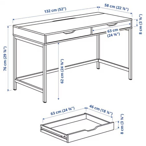 【最終値下げ】IKEA ALEX アレクス デスク