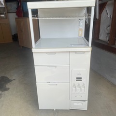 キッチン収納台　米びつ付き　