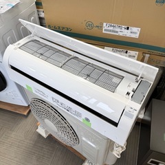 ①【新品同様‼️】日立 2024年製 ~10畳用エアコン 白くまくん 内部クリーン 100V/2.5kwの画像