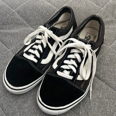 26.5cm　Vans スエード ブラック スニーカー