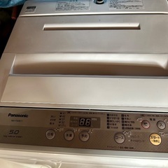 Panasonic 洗濯機　5.0キロ　2018年製の画像