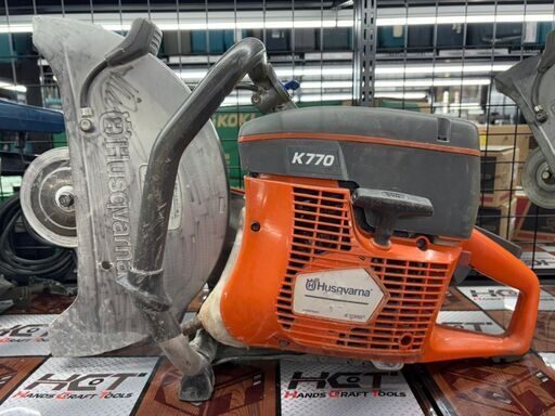 【中古】ハスクバーナ Husqvarna K770 パワーカッター コンクリートカッタ 350mm 2ストロークエンジン 混合ガソリン 本体のみ