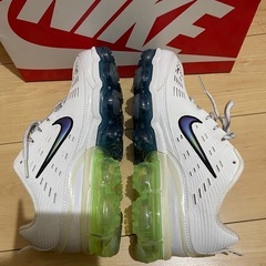 Nike Air VaporMax ホワイト/グリーン/ブルーの画像