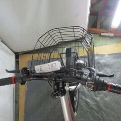 E187　★13800円★整備済み 中古子供自転車 【　JrMTB　シルバー　20インチ 】 の画像